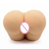 Soft Black and Skin Color Realistic Big Mac Huge Ass 3D Sex Doll Artificial Pussy Vagina Double Channels Sex Real Doll from AUTOMATIC WOMAN